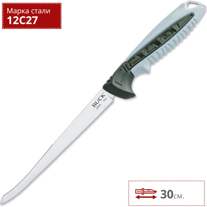 Нож BUCK 024BLS1 CLEARWATER 6''