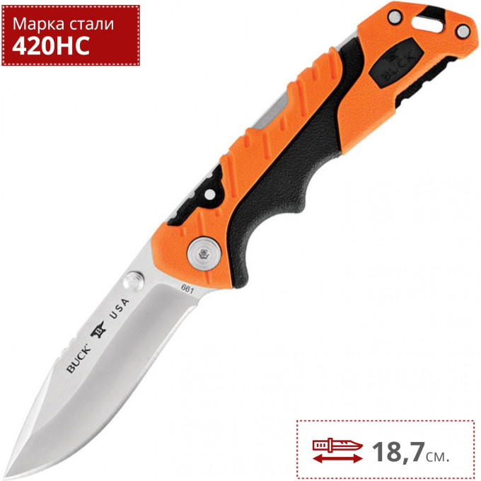 Нож BUCK 0661ORS PURSUIT SMALL