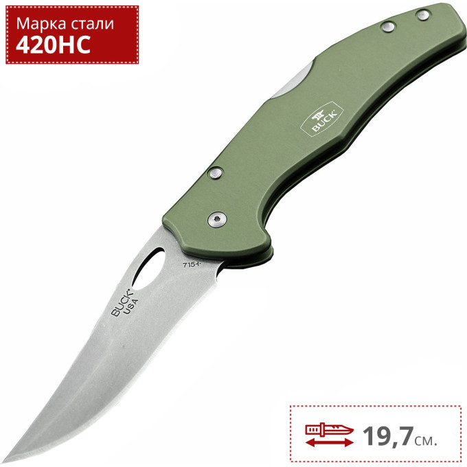 Нож BUCK 0715ODS ASCEND LT