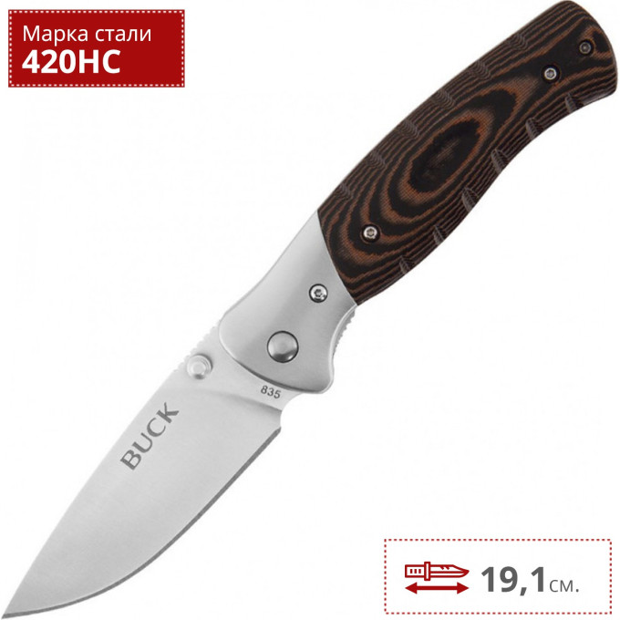 Нож BUCK 0835BRS SMALL SELKIRK