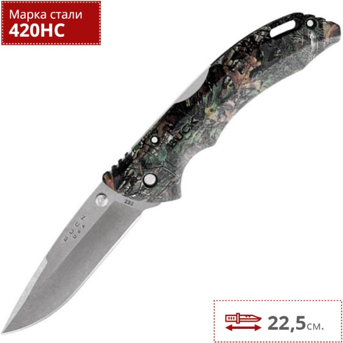 Нож BUCK BANTAM REALTREE XTRA